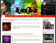 Tablet Screenshot of kasbamusic.com